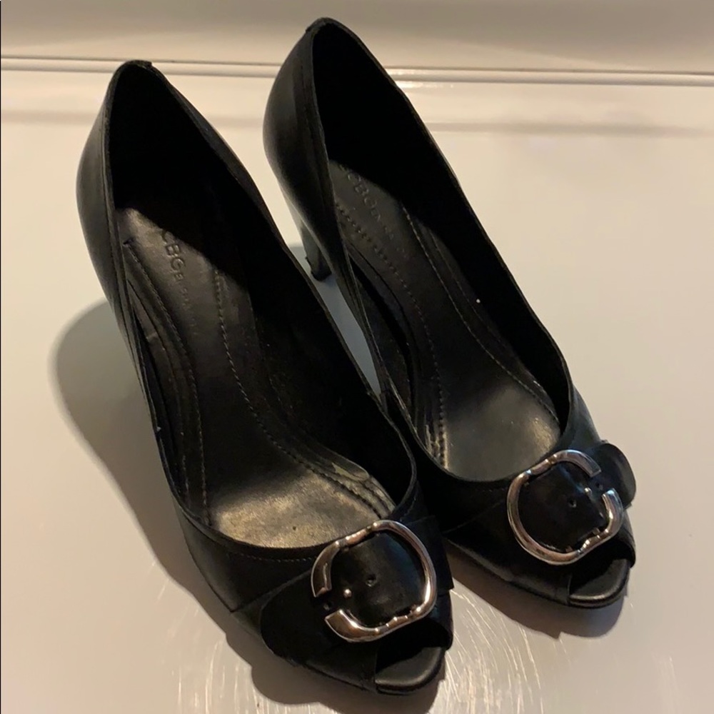 BCBG Peep Toe Heels